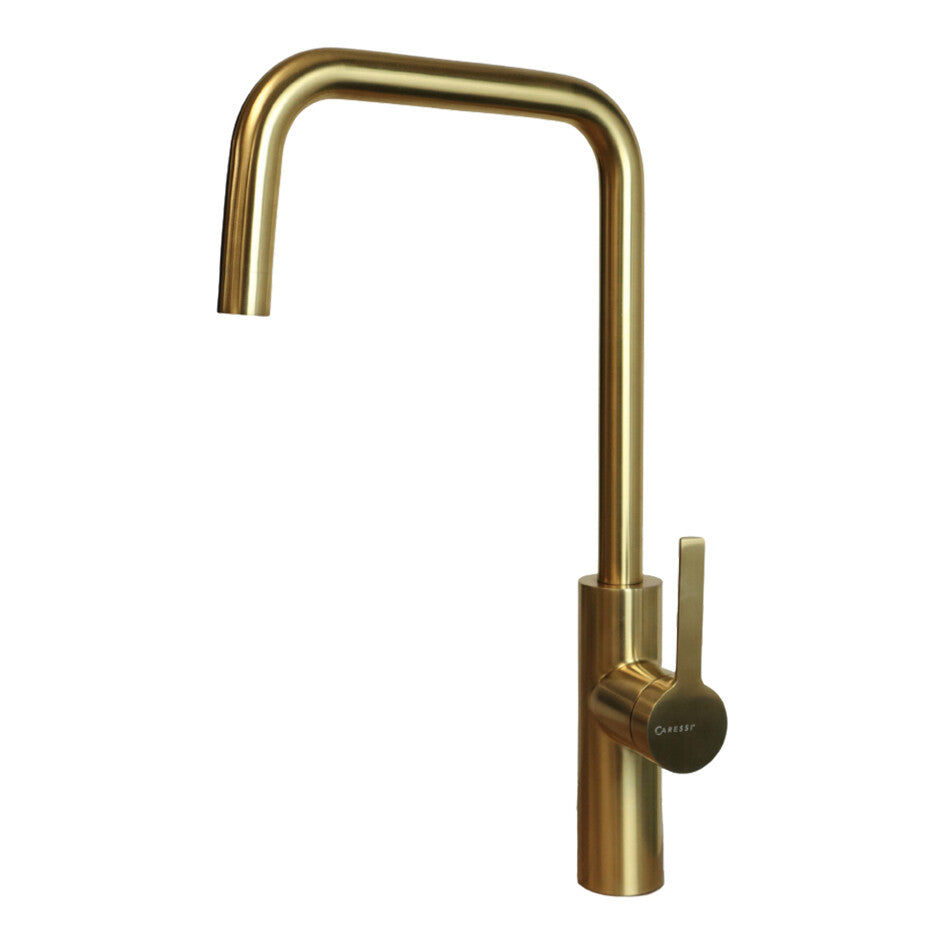 Caressi Single Handle Mixer Tap Gold CA1106GECO