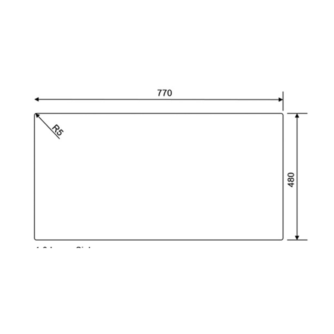 KKS Rangemaster Prato Granite Sink PRA790AW