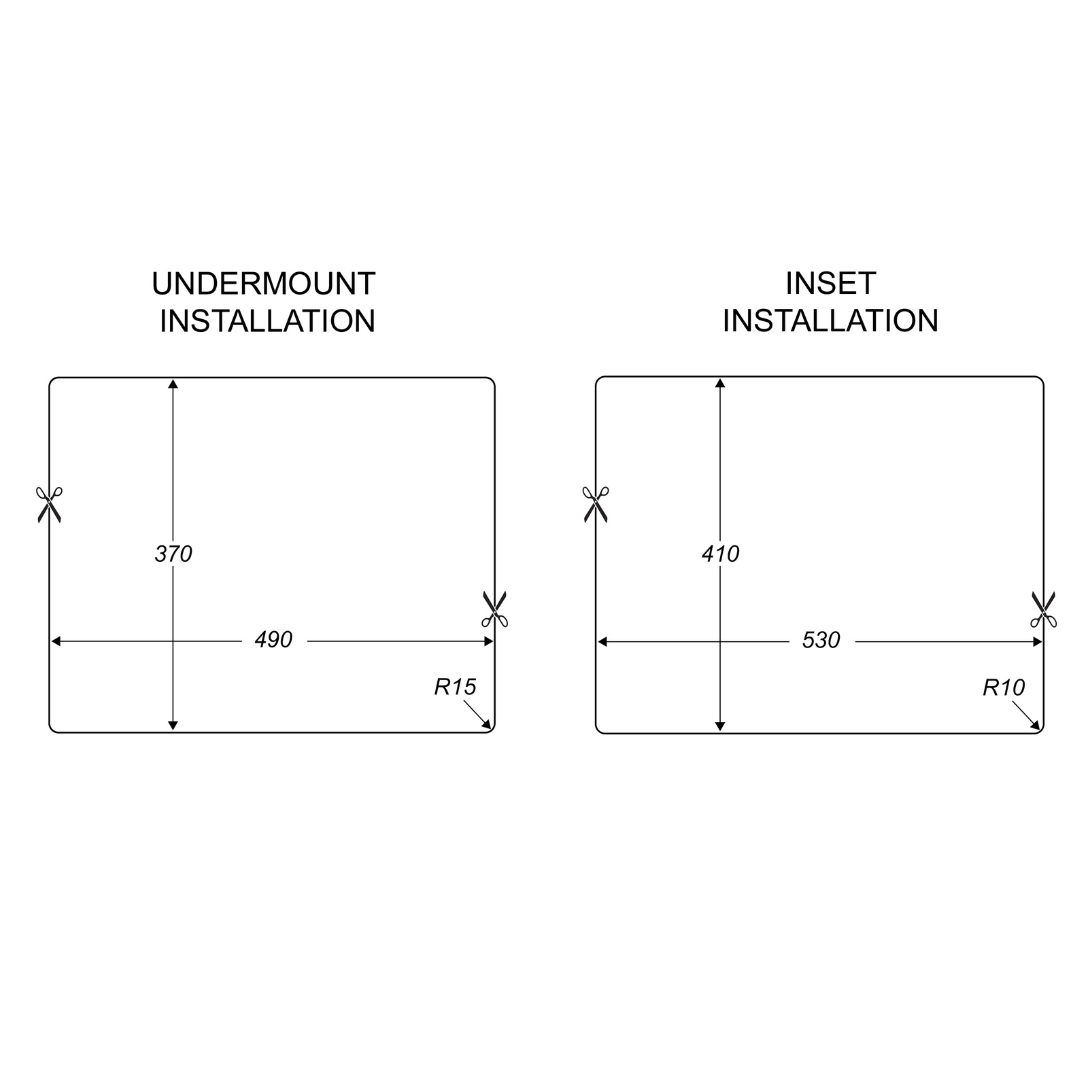 KKS Rangemaster Paragon Granite Sink PAR3115CW