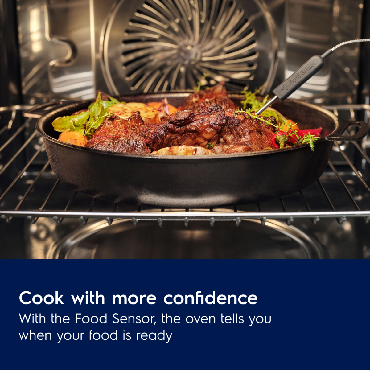 Electrolux 500 Series SurroundCook® Oven with SteamBake Stainless Steel EOD6C46X2