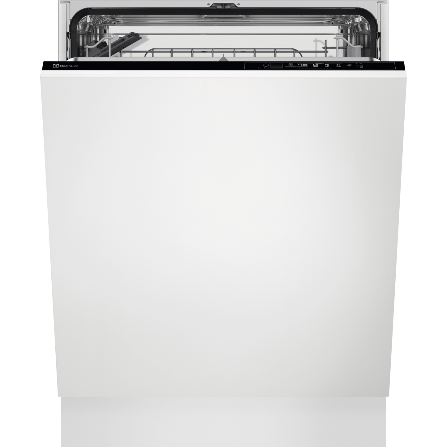 Electrolux White dishwasher on a white background
