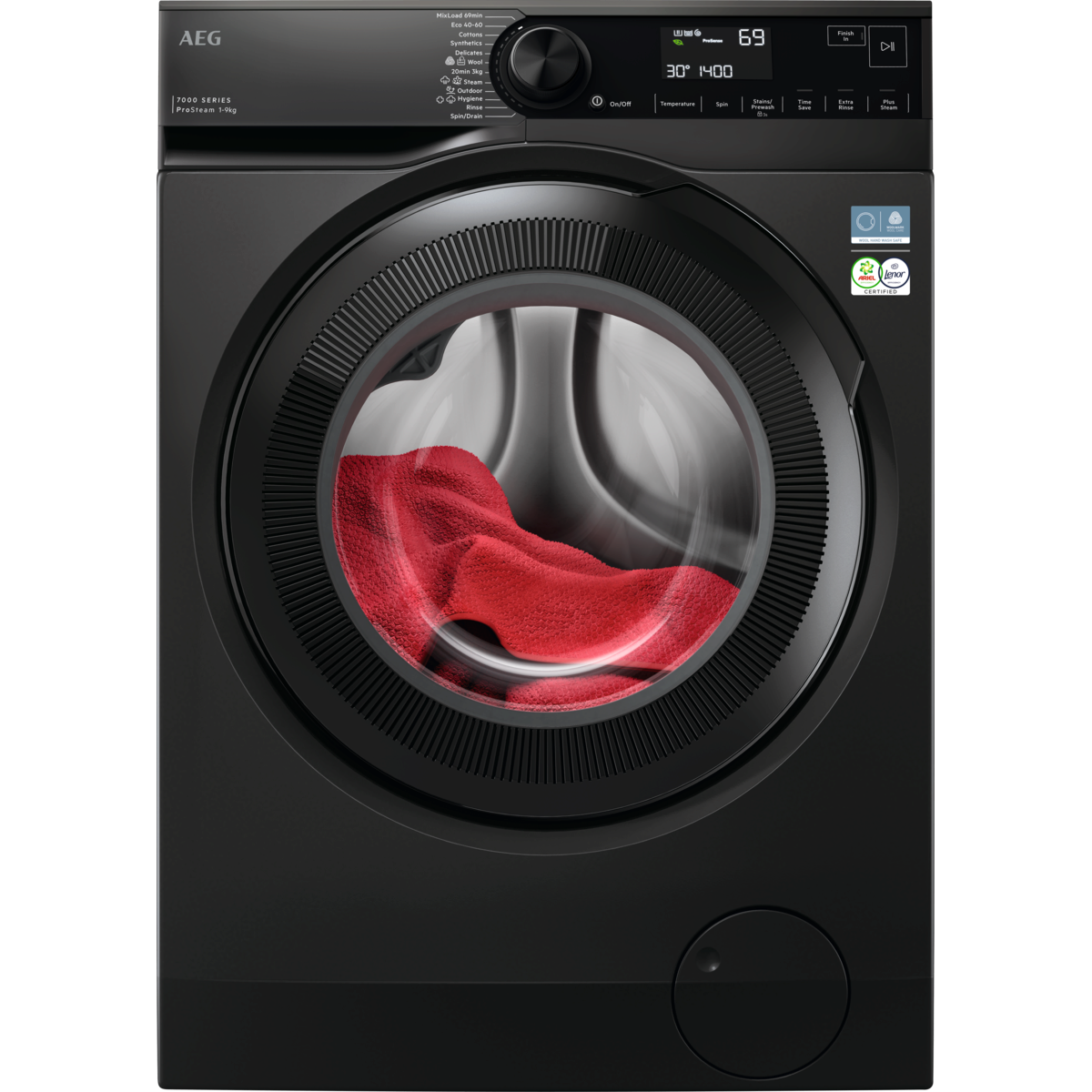 AEG 7000 Series ProSteam® Anthracite 9 kg Washing Machine LFSR7494U4B
