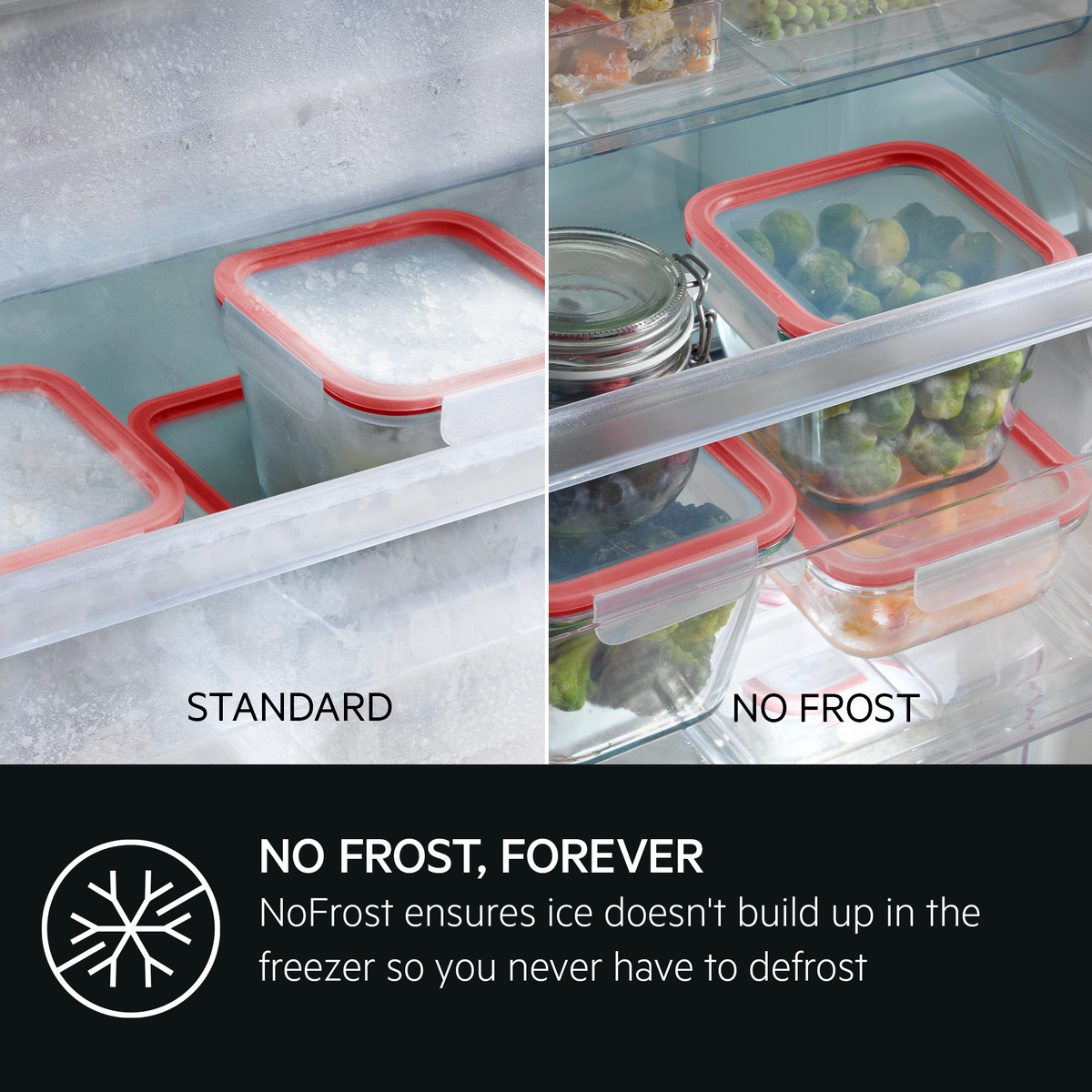 AEG 6000 Series TwinTech® Integrated Frost Free Fridge Freezer 70/30 OSC6N181ES