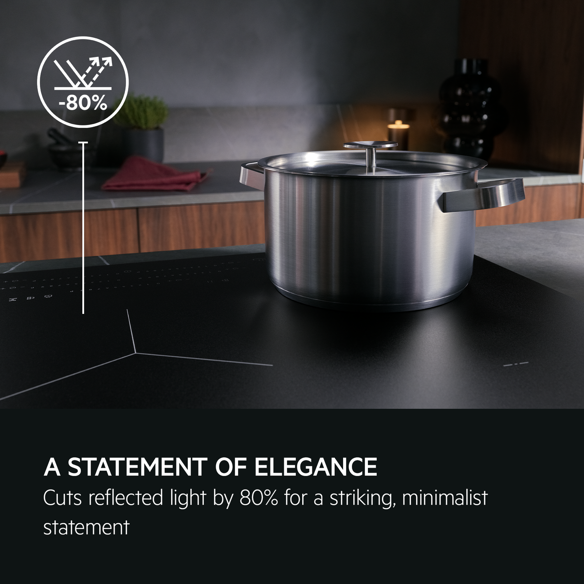 AEG 6000 Series Bridge SaphirMatt® Induction Hob 60cm TO64IB00FZ