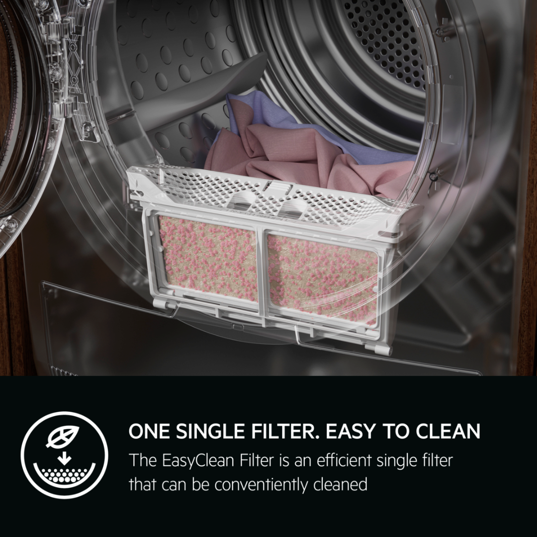 AEG 7000 Series SensiDry® Anthracite Heat pump 9 kg Tumble Dryer TR749GU4B