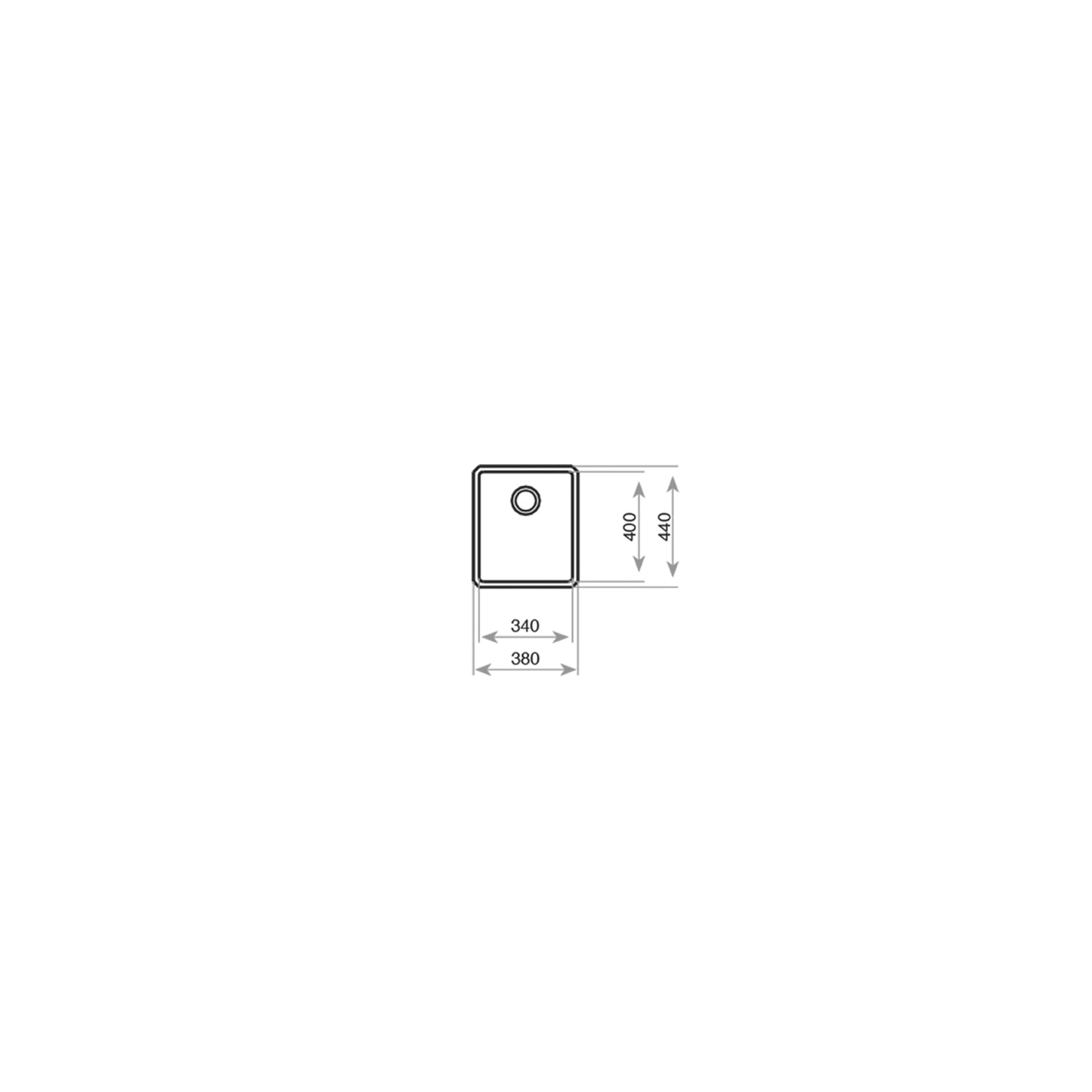 TEKA Be Linea RS15 34.40 Sink