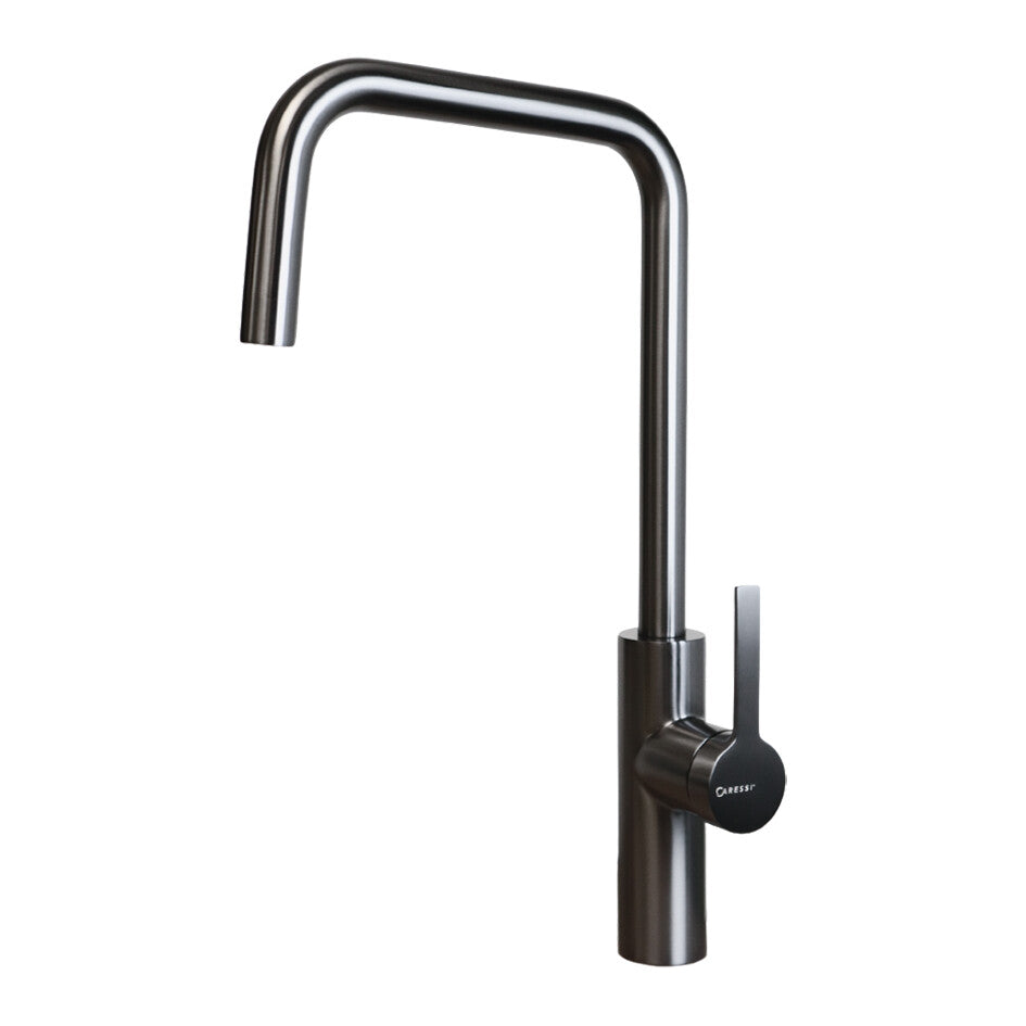 Caressi Single Handle Mixer Tap Gun Metal CA1106GMECO