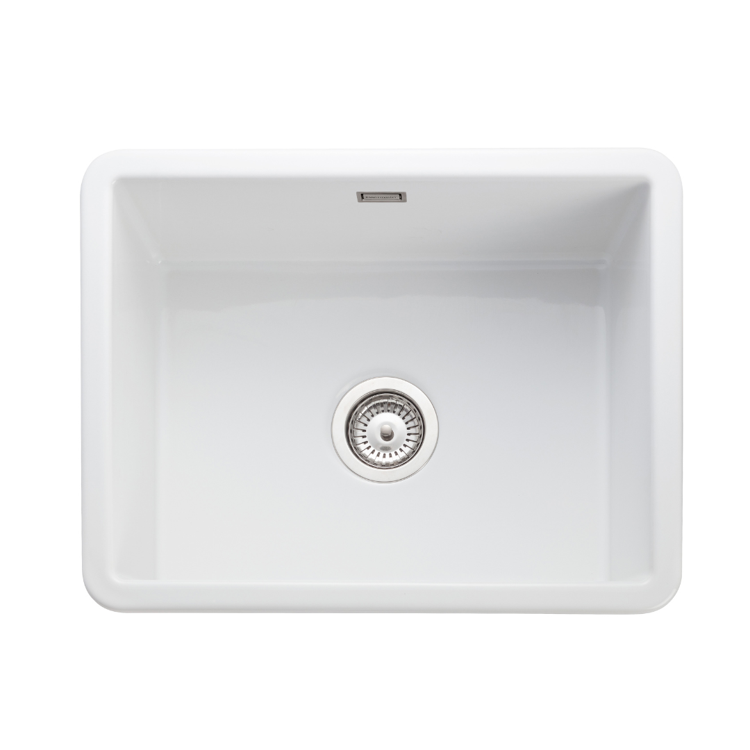 KKS Rangemaster Fire Clay Ceramic Sink CRUB4936WH