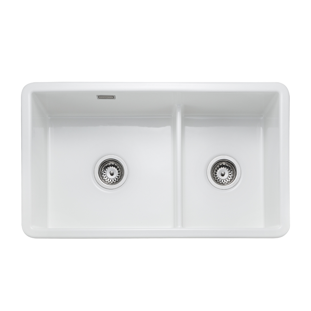 KKS Rangemaster Fire Clay Ceramic Sink CRUB4329WH