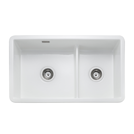 KKS Rangemaster Fire Clay Ceramic Sink CRUB4329WH