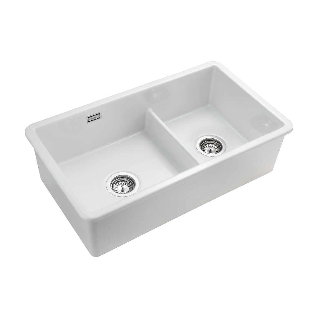KKS Rangemaster Fire Clay Ceramic Sink CRUB4329WH