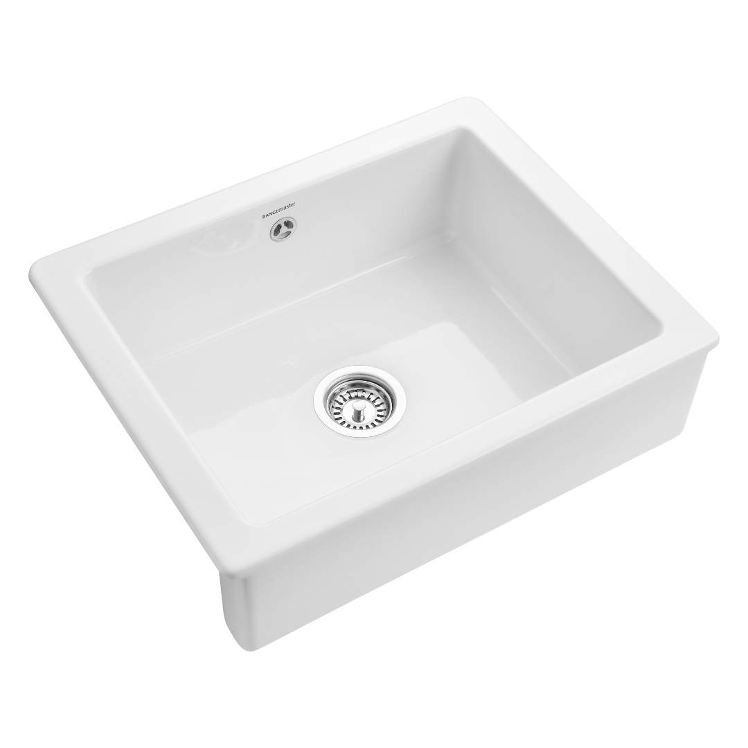 KKS Rangemaster Apron Front Belfast Sink CHA622WH  
