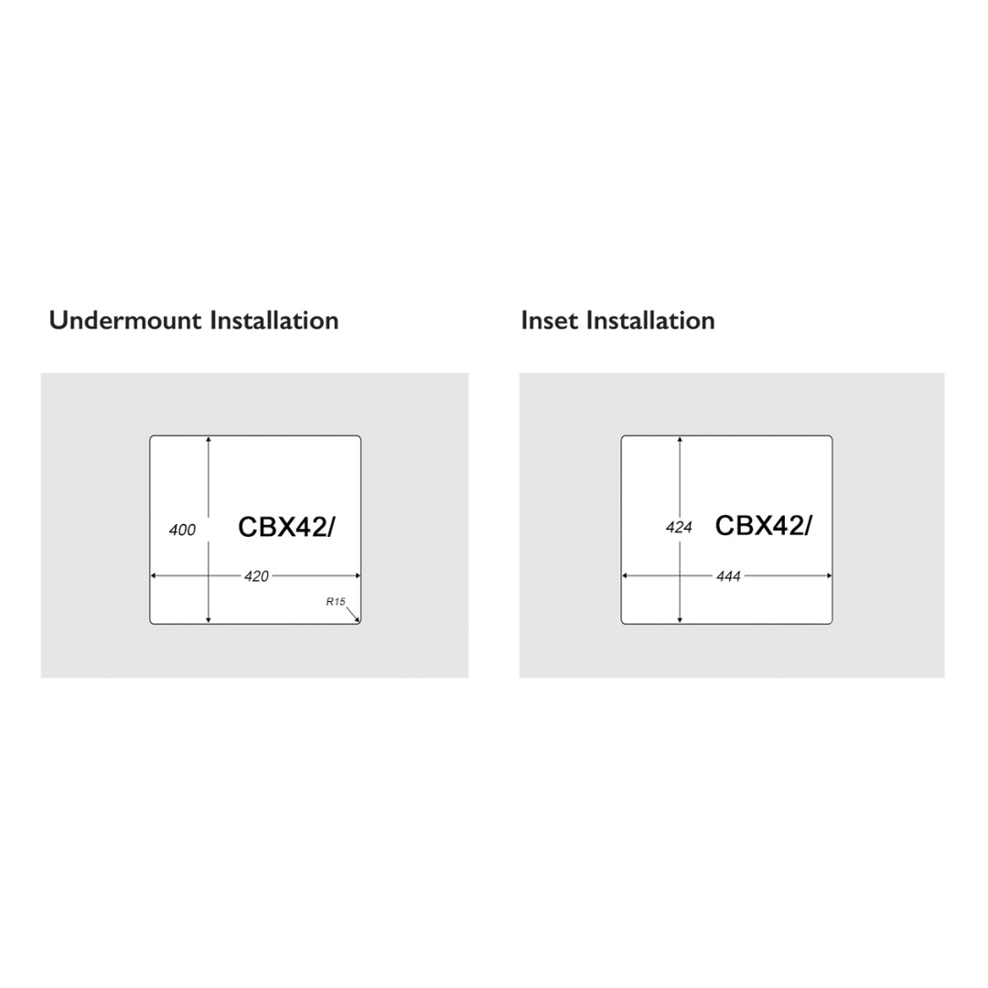 KKS Rangemaster Cubix Stainless Steel Sink CBX42