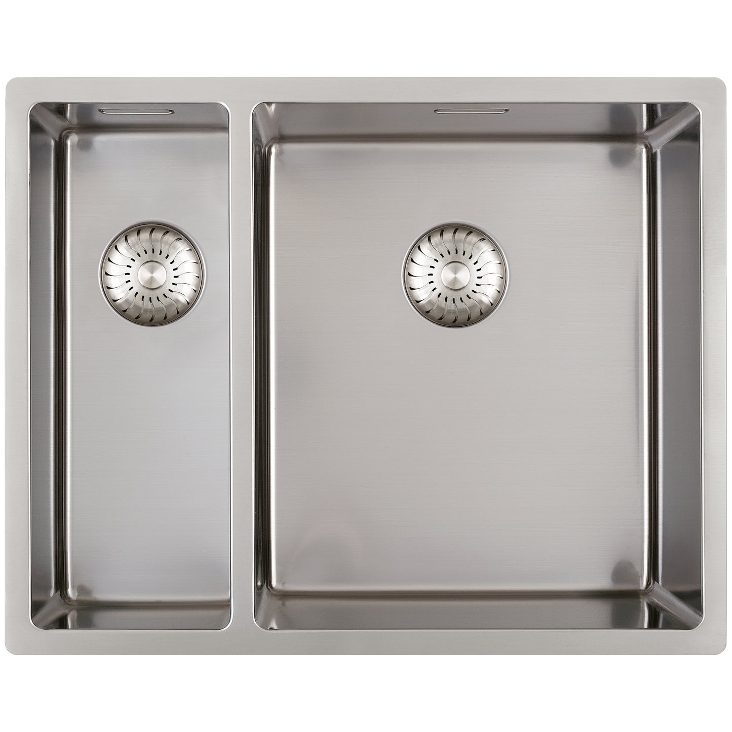 Caressi Power Plug 550 x 400mm Undermounted Left Hand Side Bowl CAPP1534R10