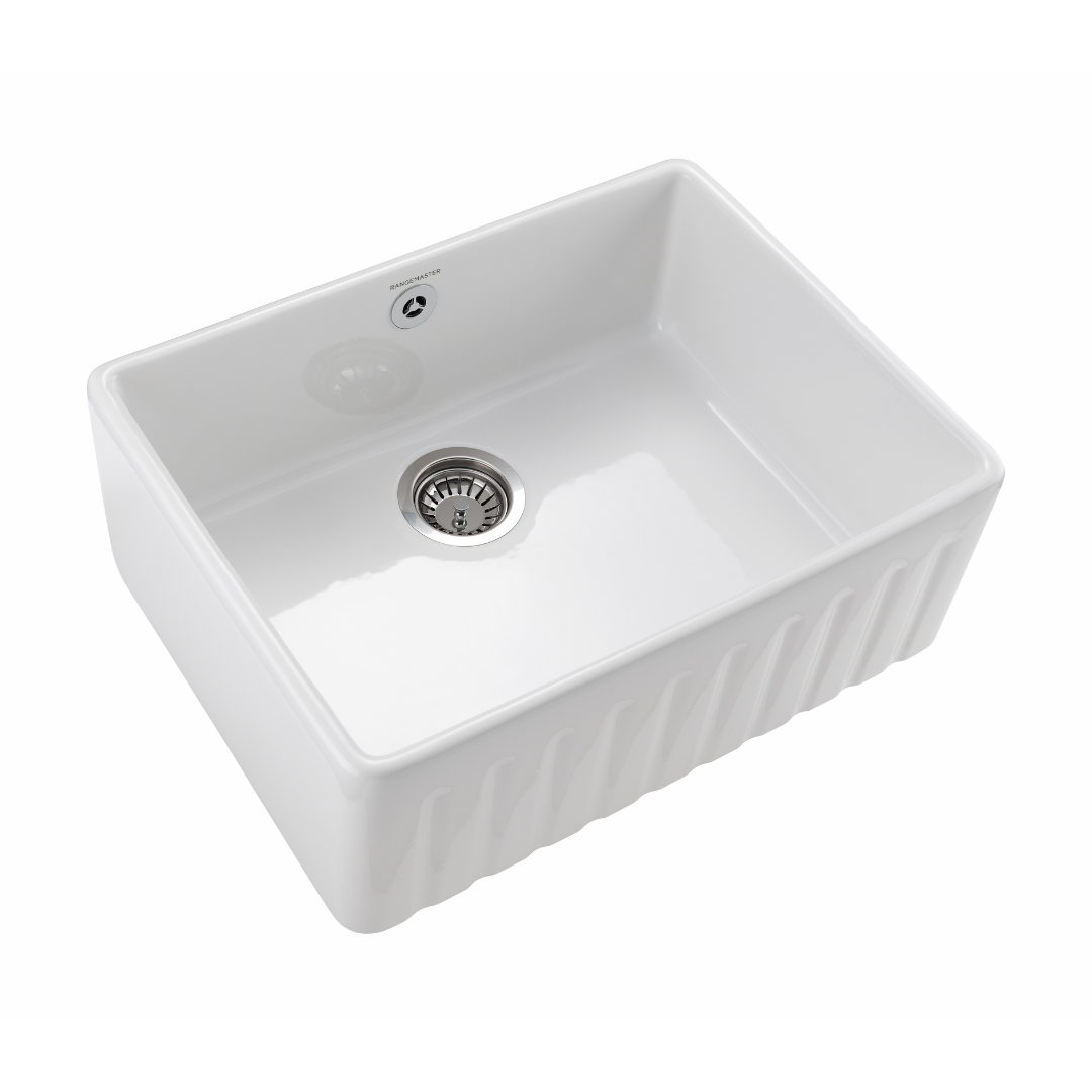 Rangemaster Harmony Fluted Belfast Sink Ceramic