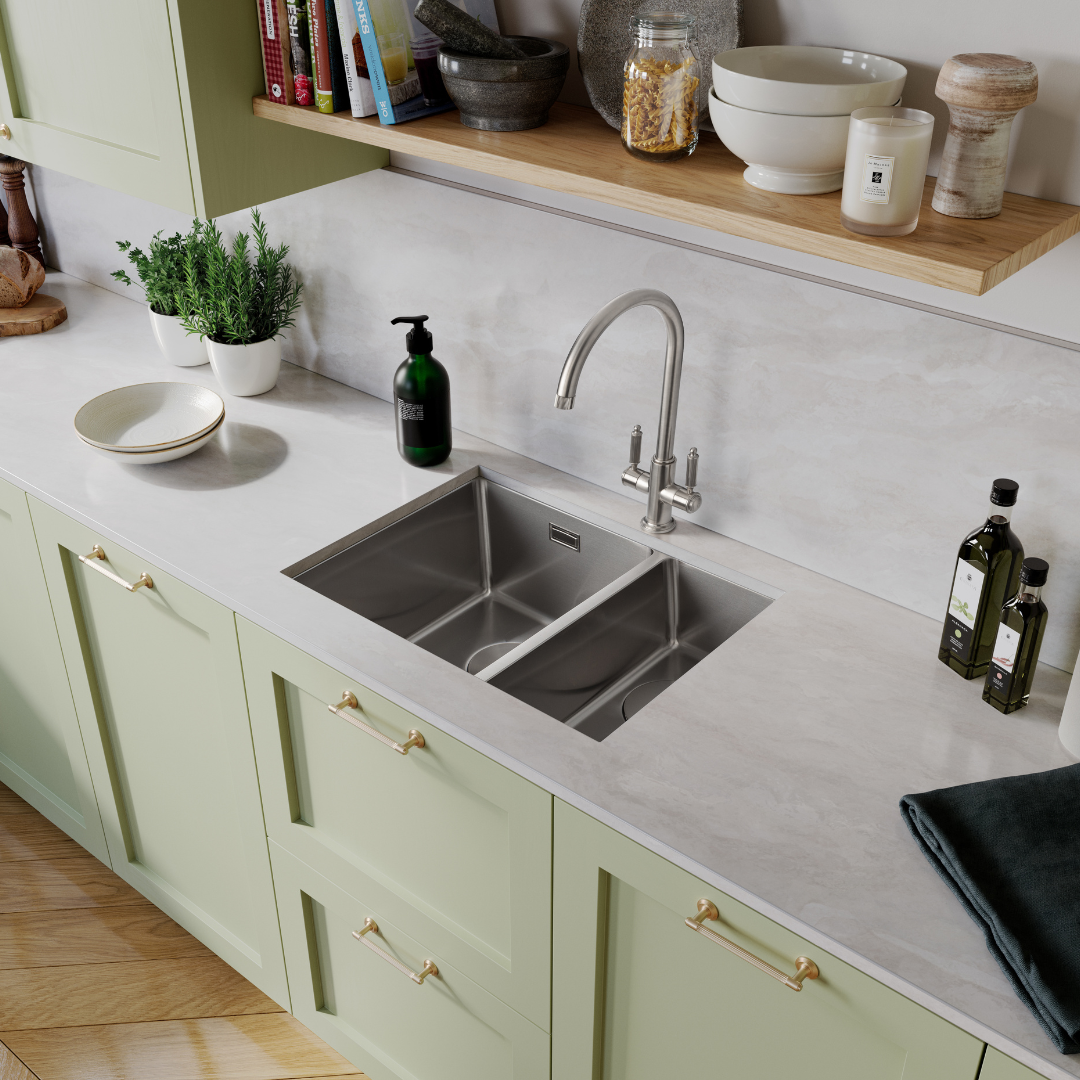 KKS Rangemaster Cubix Stainless Steel Sink CBX3218R