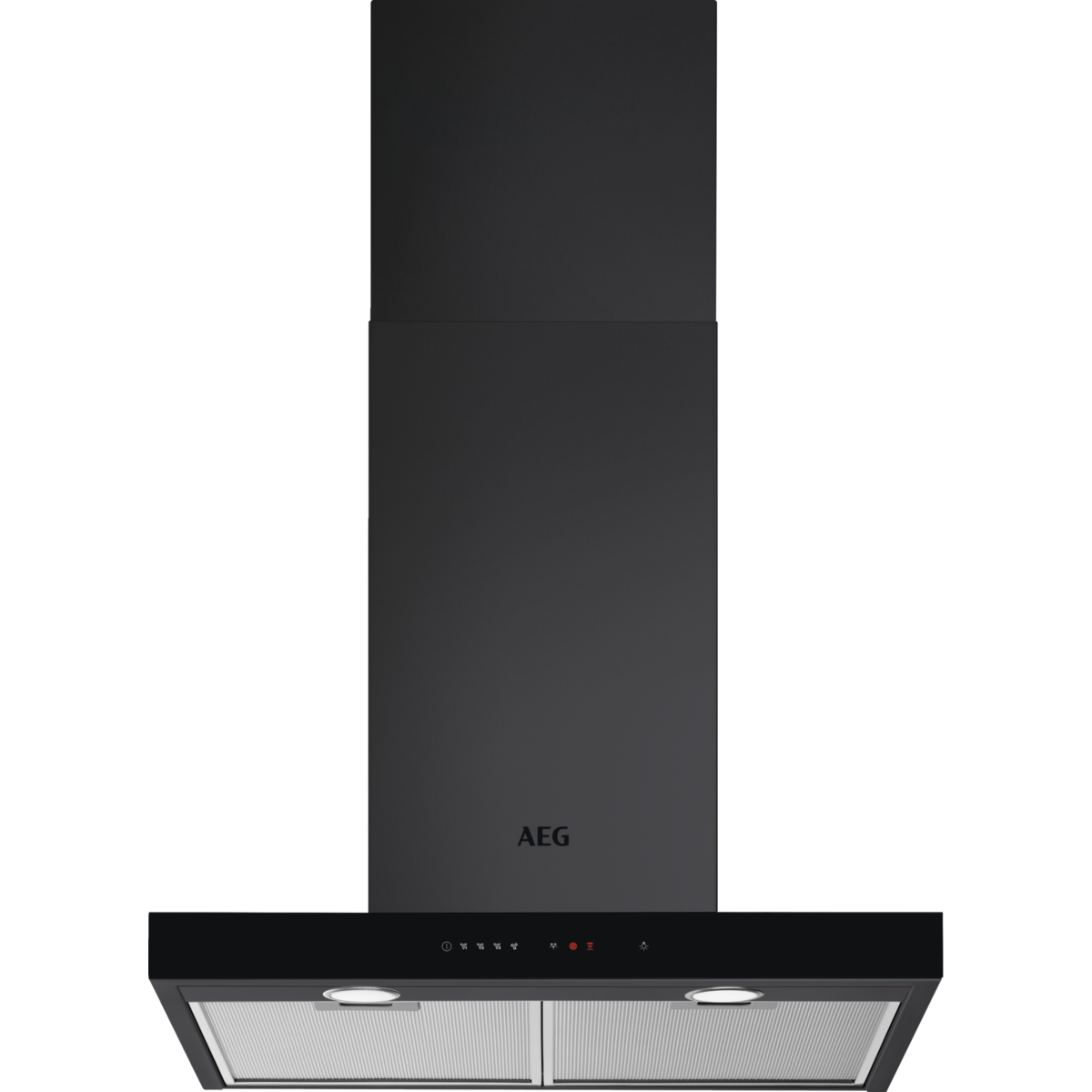 AEG 8000 Series Matt Black Breeze Box Chimney Hood 60cm DBE5681HR