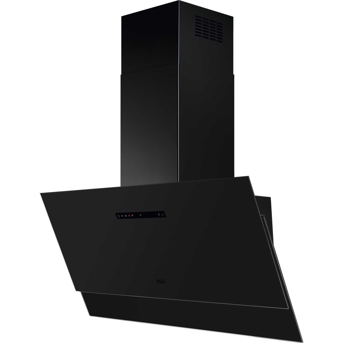 AEG 9000 Series Matt Black Glass SilenceTech Cooker Hood 90 cm DVE5971HR