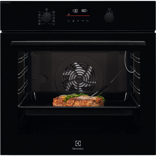 Electrolux 500 Series SurroundCook® Oven with SteamBake Black EOD6C46K2