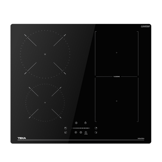 Black TEKA induction Hob with Teka branding on a white background