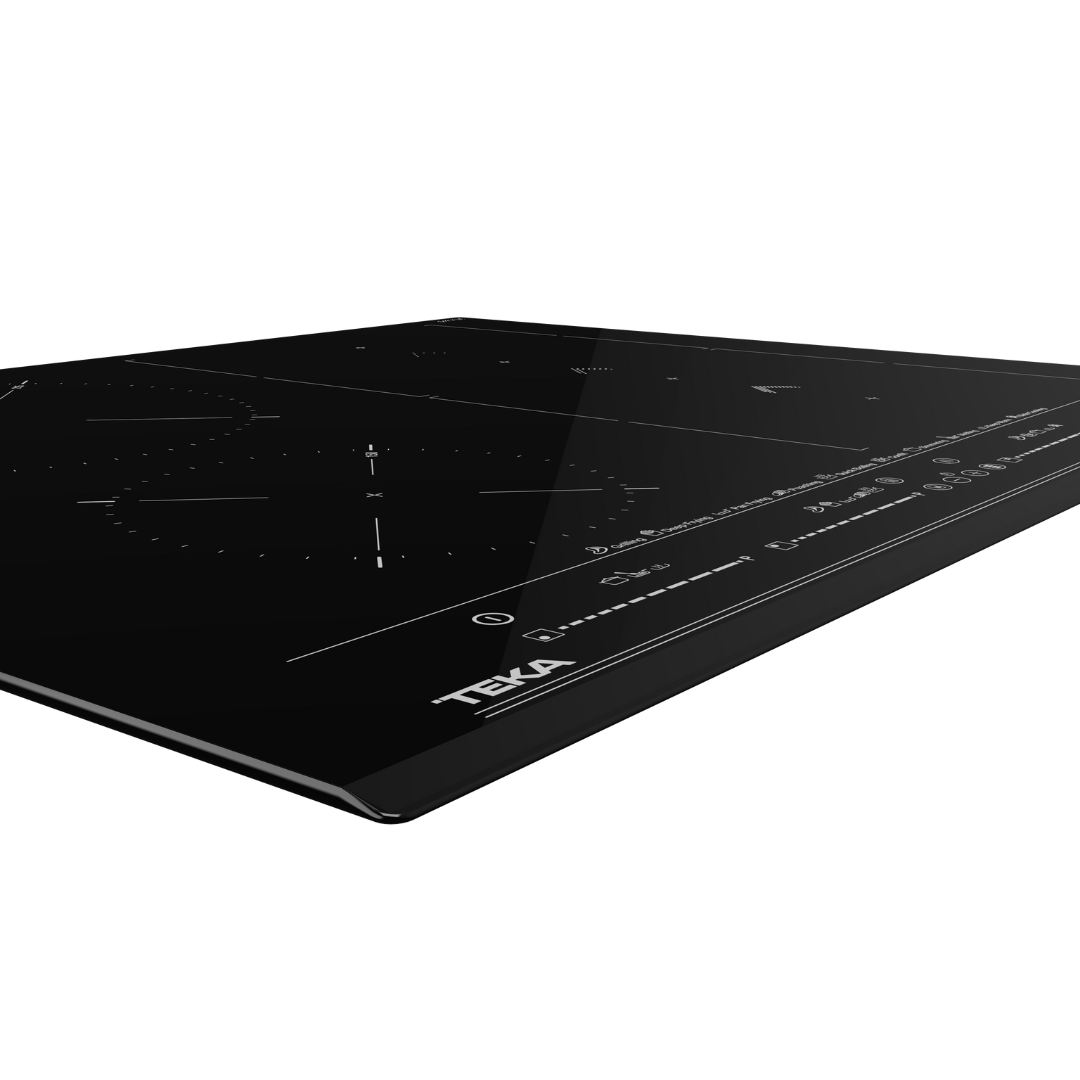 Black TEKA induction Hob with Teka branding on a white background