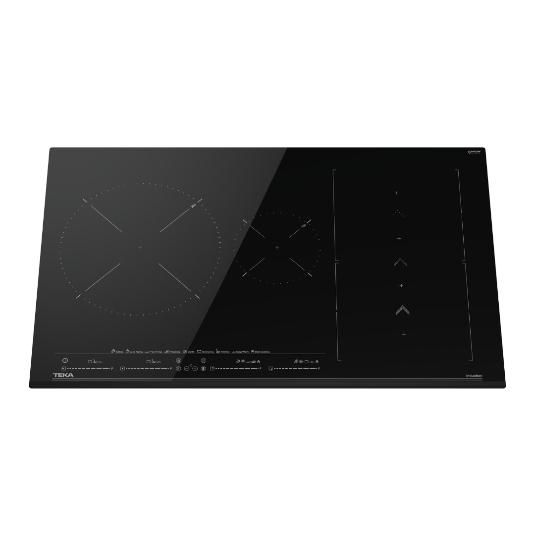 Black TEKA induction Hob with Teka branding on a white background