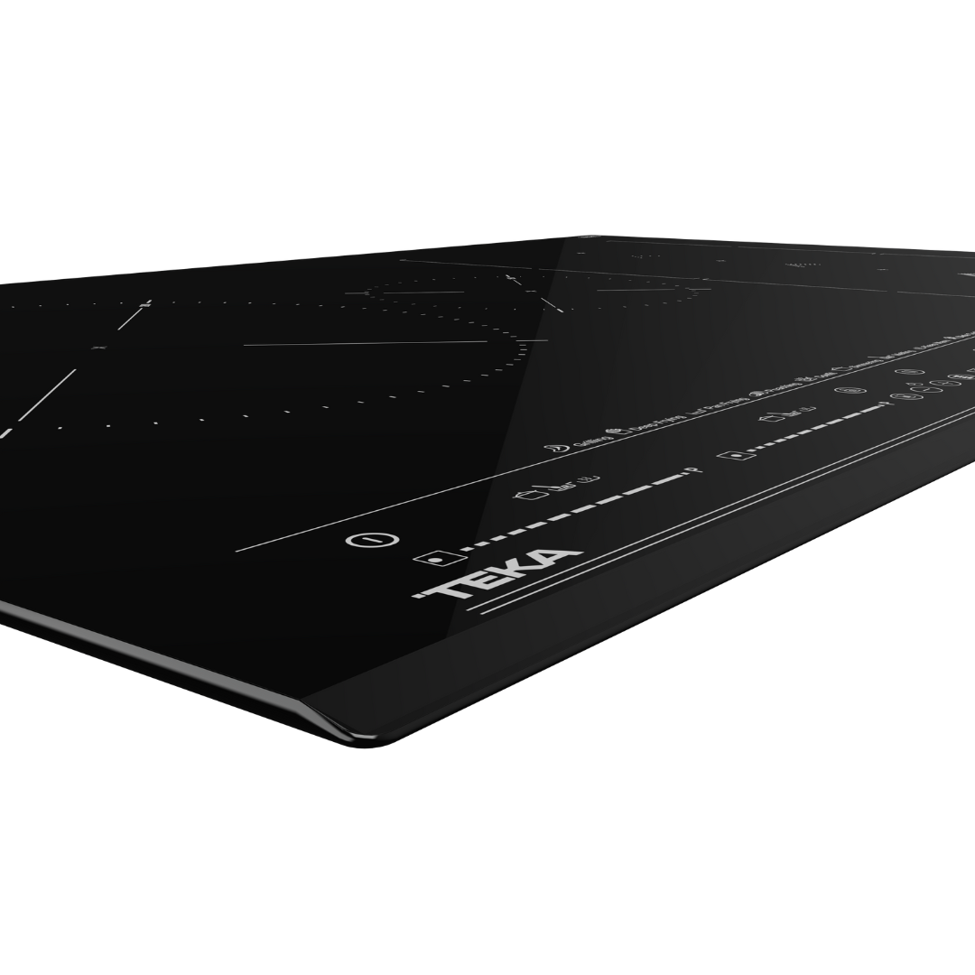 Black TEKA induction Hob with Teka branding on a white background