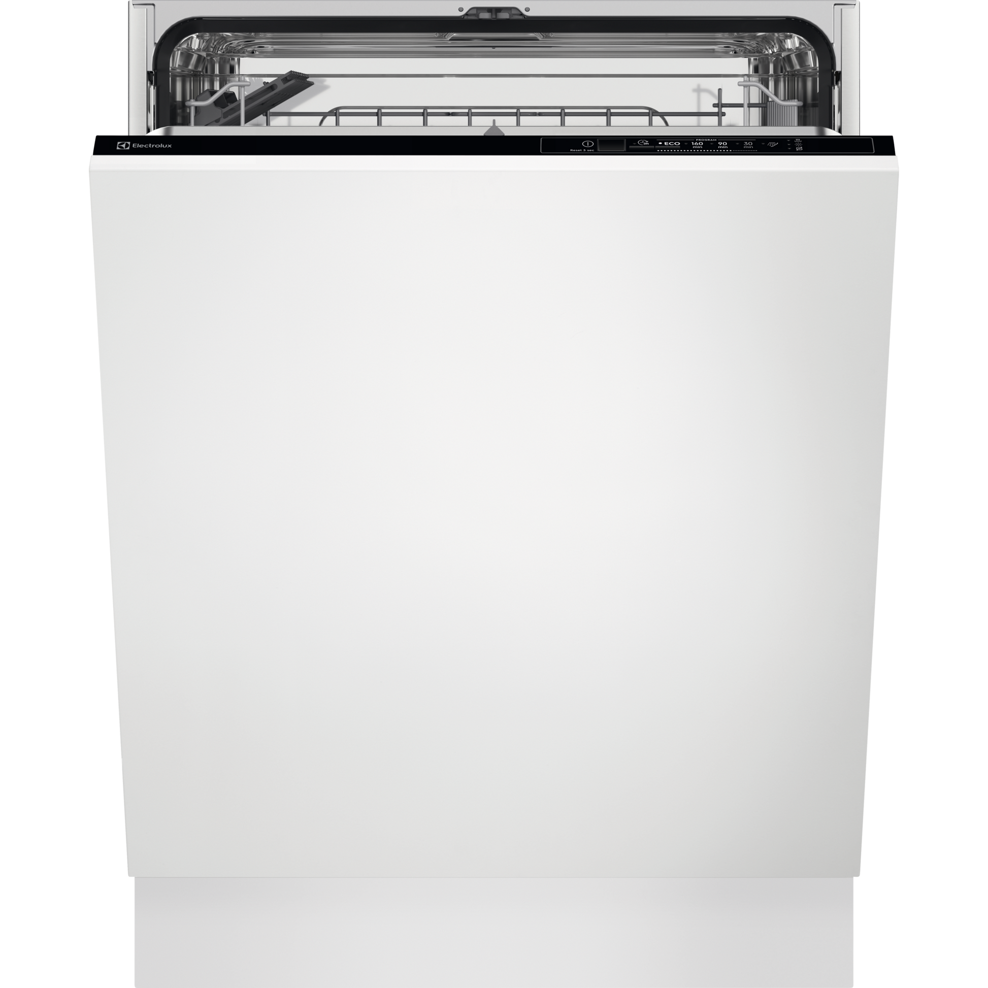 Electrolux White dishwasher on a white background