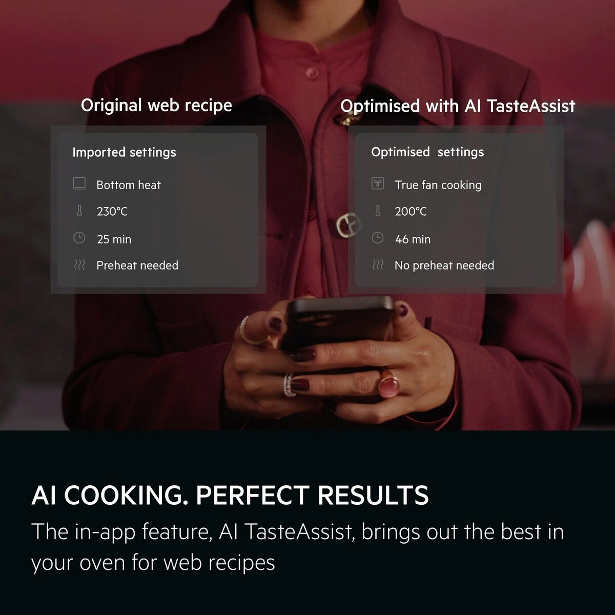 AEG 9000 Series Matt Black ProAssist Pyrolytic Self Clean Built-in Oven NBT9P831AT