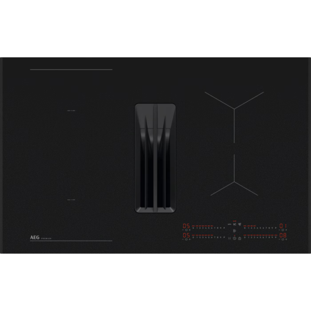 AEG 6000 Series SaphirMatt® Induction Extractor Hob 80 cm NCH84B03AZ