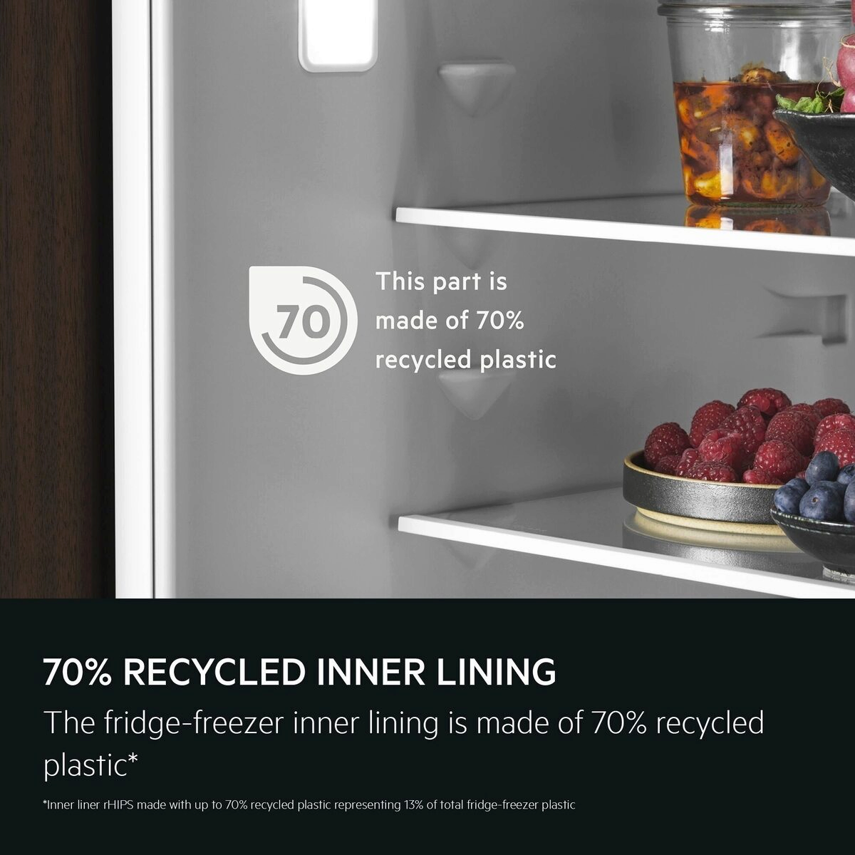 AEG 8000 Series Integrated Cooling 360° Fridge Freezer 188.4 cm NSC8M191DS