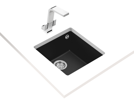 TEKA Square 40.40 Tegranite Sink Black