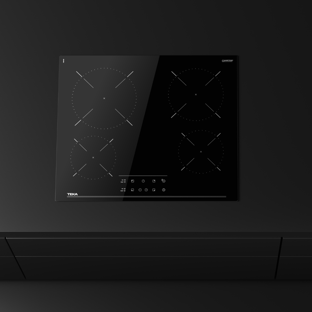 Black TEKA Ceramic Hob with Teka branding on a dark background