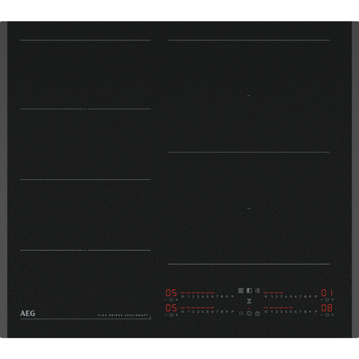AEG 6000 Series FlexiBridge® SaphirMatt® Induction Hob 60cm TI64IG00FZ