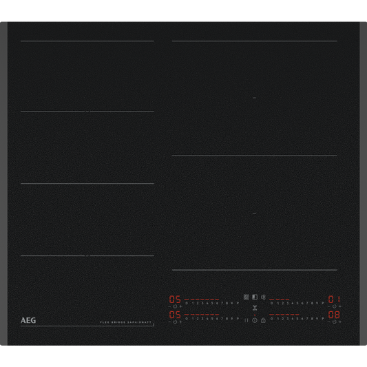 AEG 6000 Series FlexiBridge® SaphirMatt® Induction Hob 60cm TI64IG00FZ