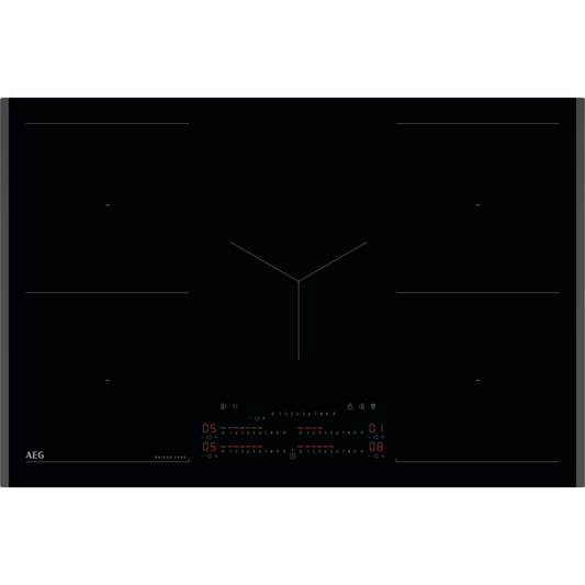 AEG 6000 Series MultiBridge Induction Hob 80cm TK85IM00FB