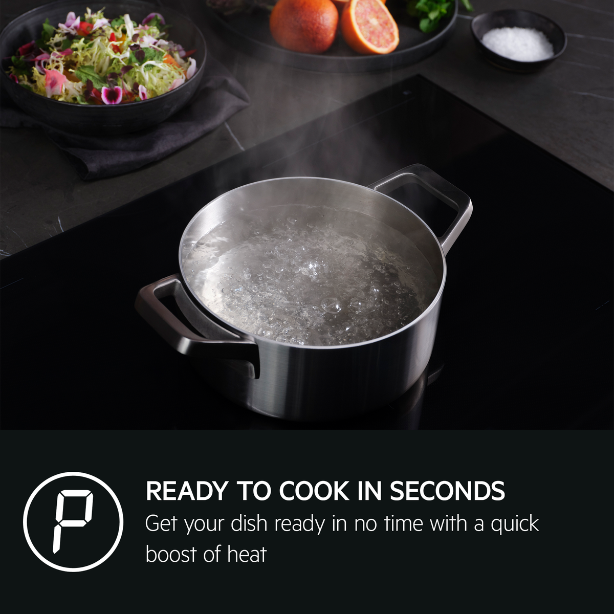AEG 6000 Series MultiBridge Induction Hob 80cm TK85IM00FB