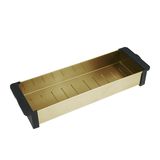 Caressi Food Waste Basket Gold CACSG